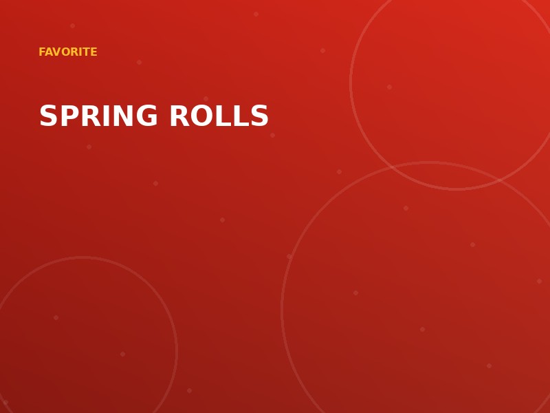 Spring Rolls