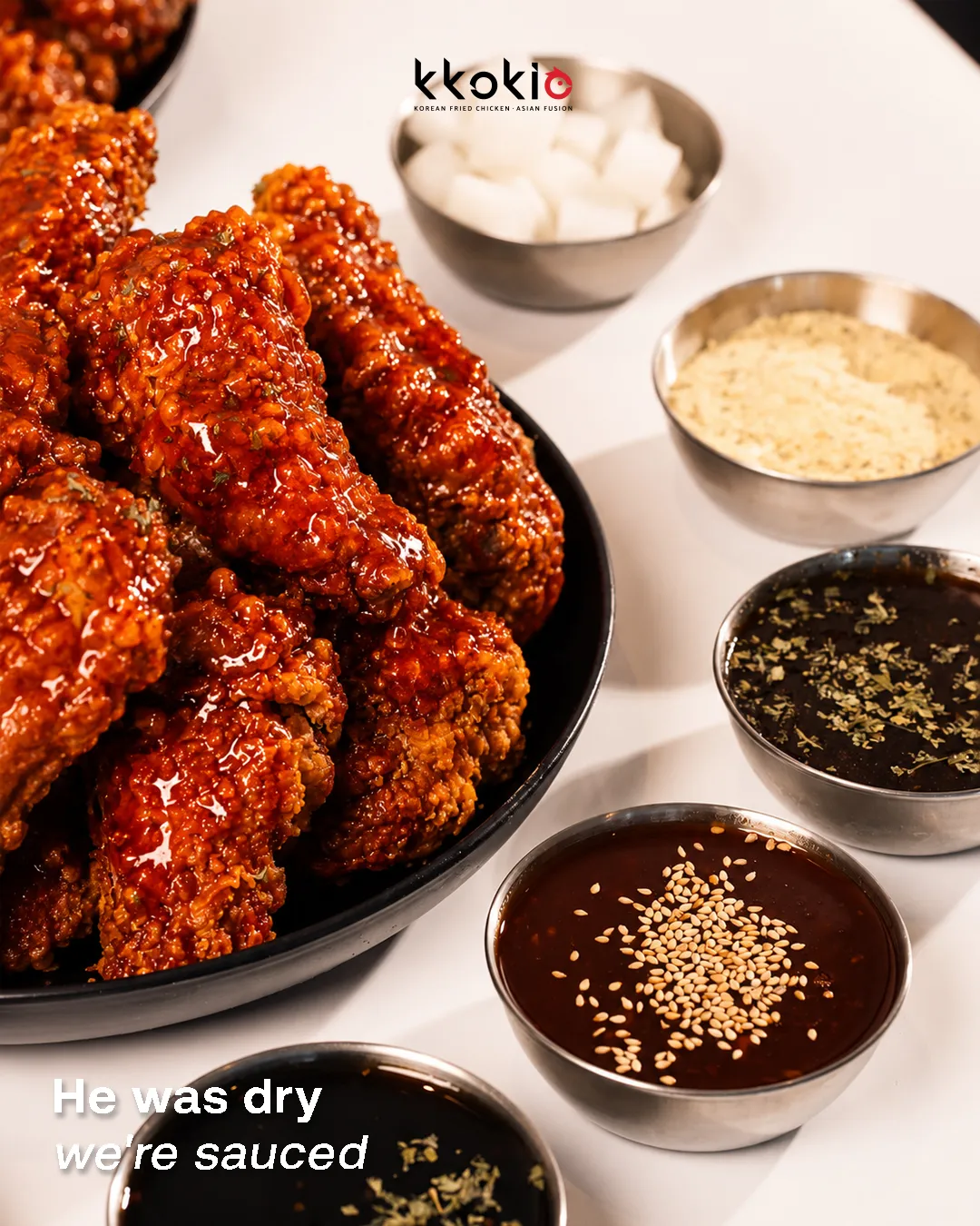 KKokio Korean fried chicken and Asian fusion visual placeholder